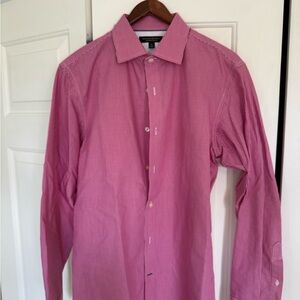 Banana Republic Men's Red Dress Shirt